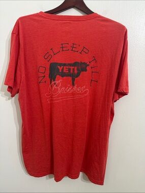 Yeti Men's Logo Pocket Short Sleeve Shirt Extra Large Graphics